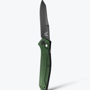 Auto Osborne | Green Aluminum | Reverse Tanto