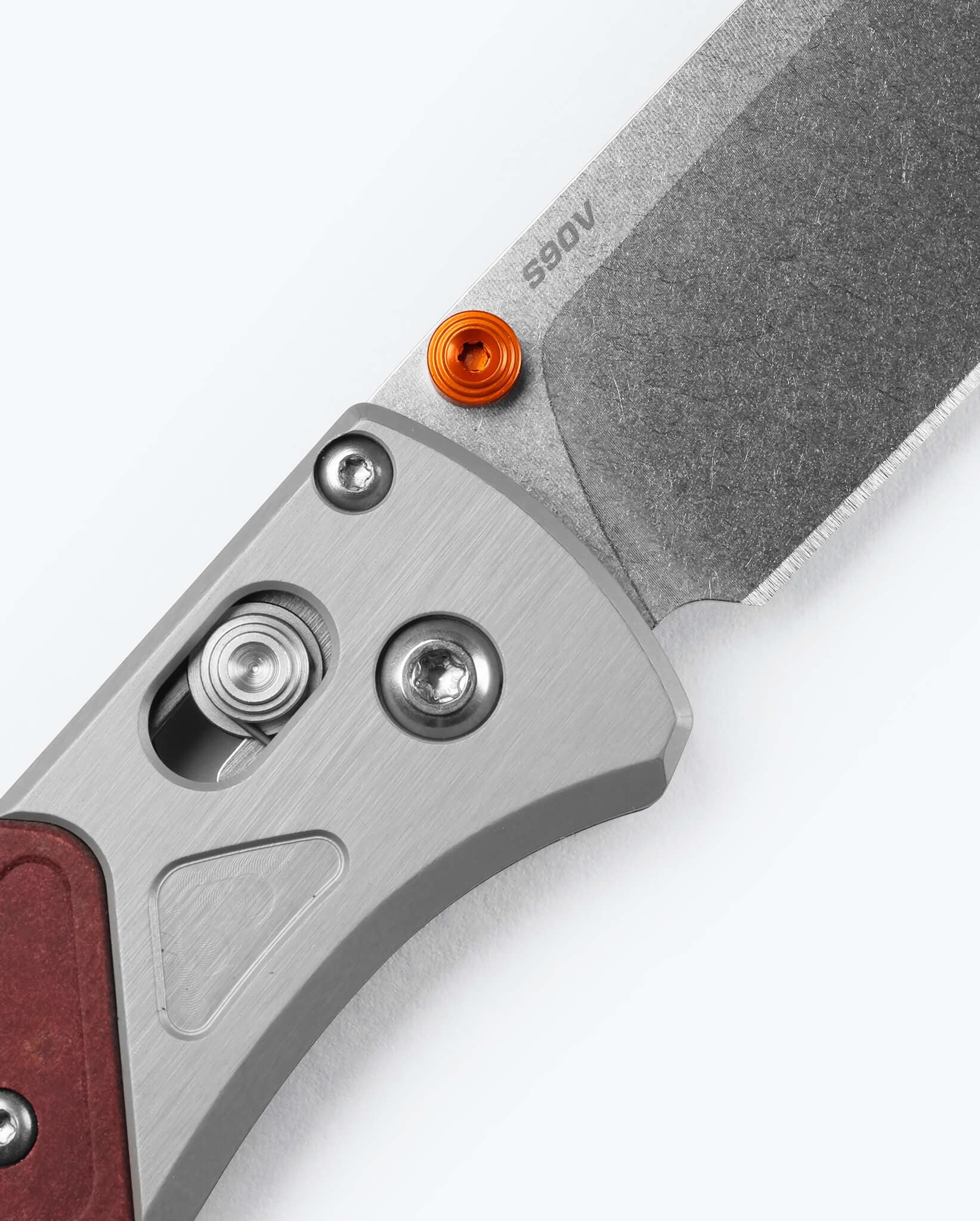 Bugout® | Gray/Redstone Aluminum & Richlite | Drop-point - Image 5