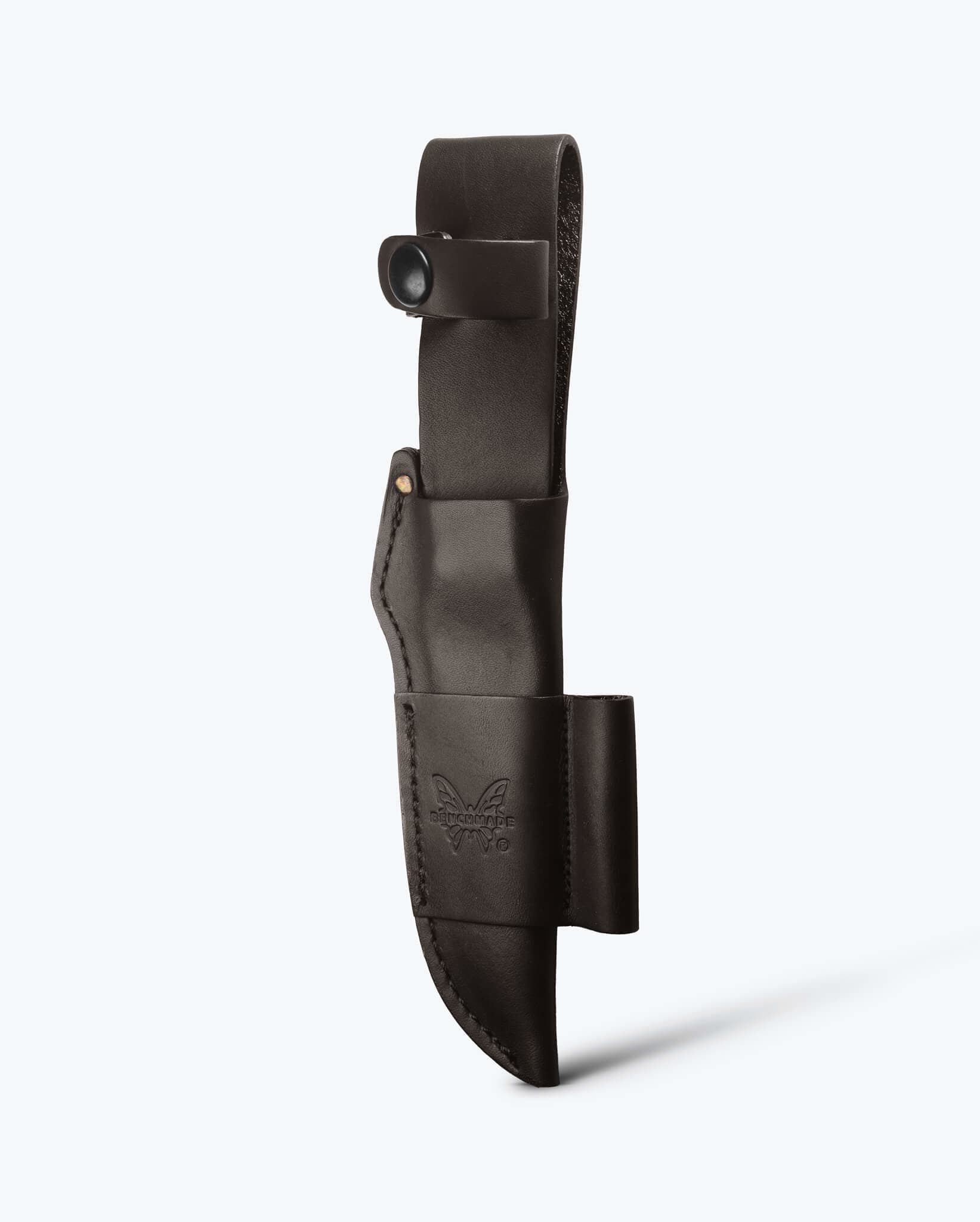 Sheath | 163 Bushcrafter | Black Leather