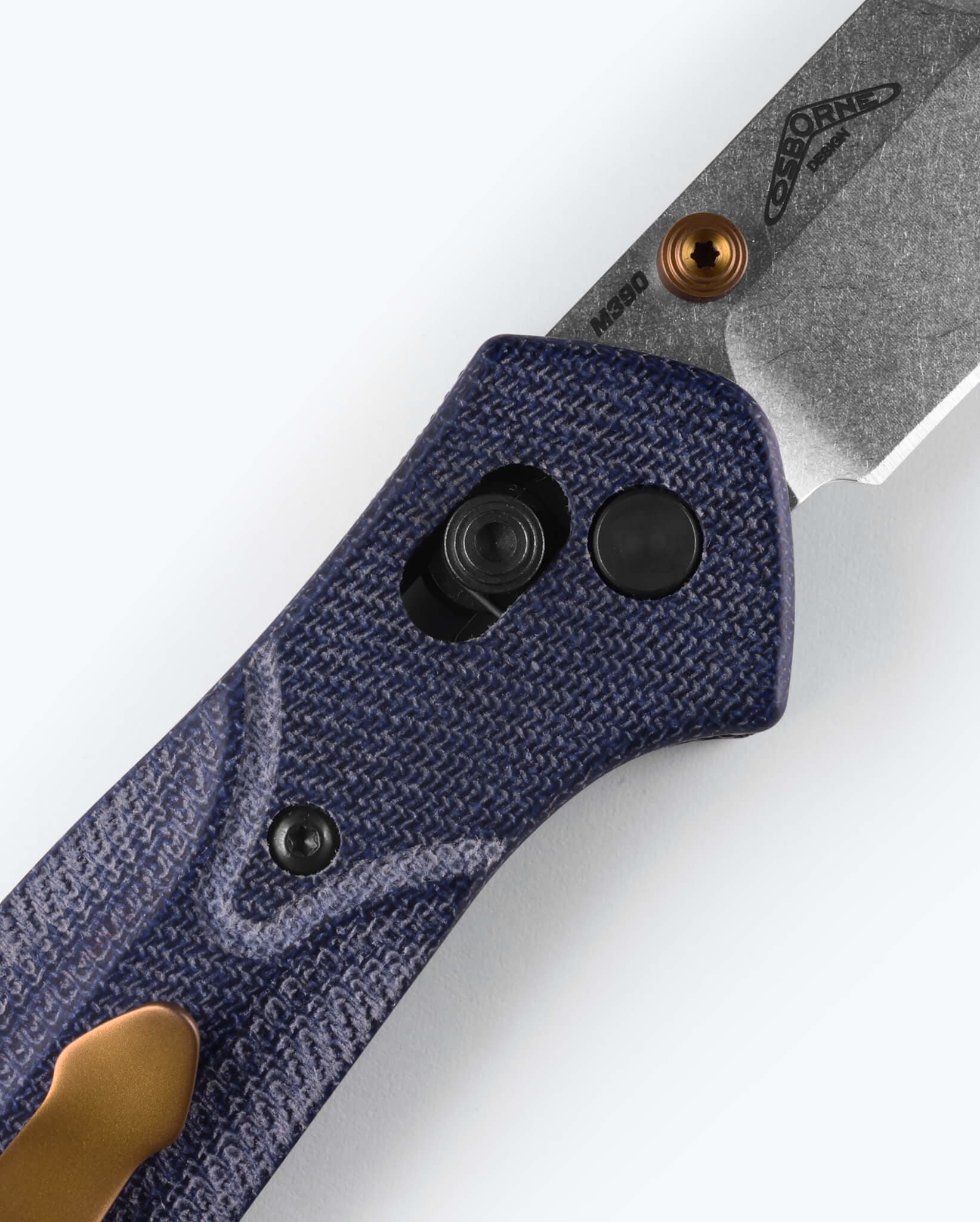 Osborne | Denim Micarta | Reverse-tanto - Image 5