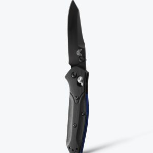 Mini Osborne | Black & Blue G10 | Reverse Tanto