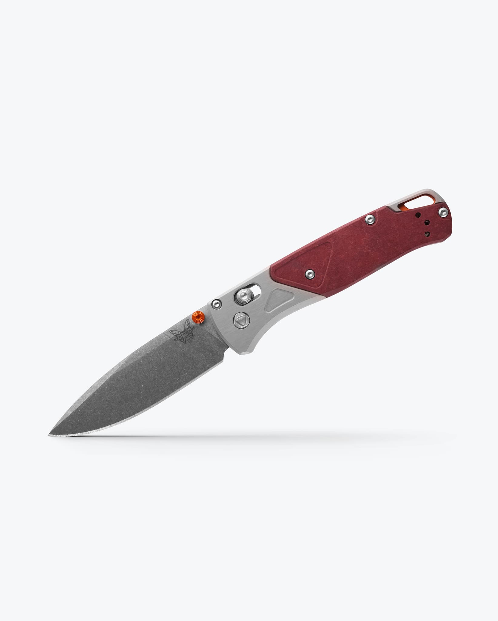 Bugout® | Gray/Redstone Aluminum & Richlite | Drop-point - Image 2