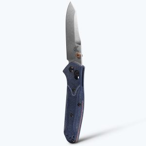 Mini Osborne | Denim Micarta | Reverse Tanto